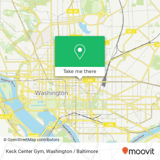Mapa de Keck Center Gym