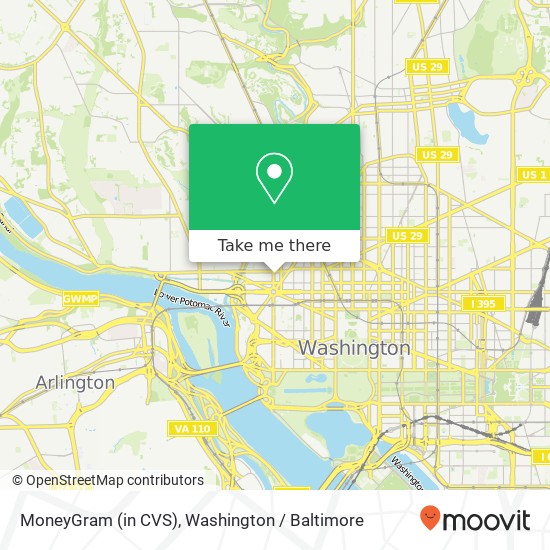 MoneyGram (in CVS) map