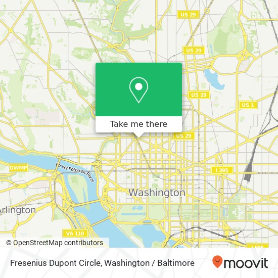 Mapa de Fresenius Dupont Circle