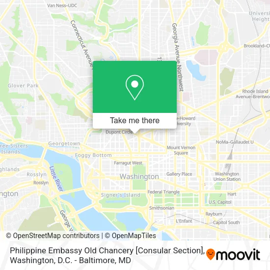 Mapa de Philippine Embassy Old Chancery [Consular Section]