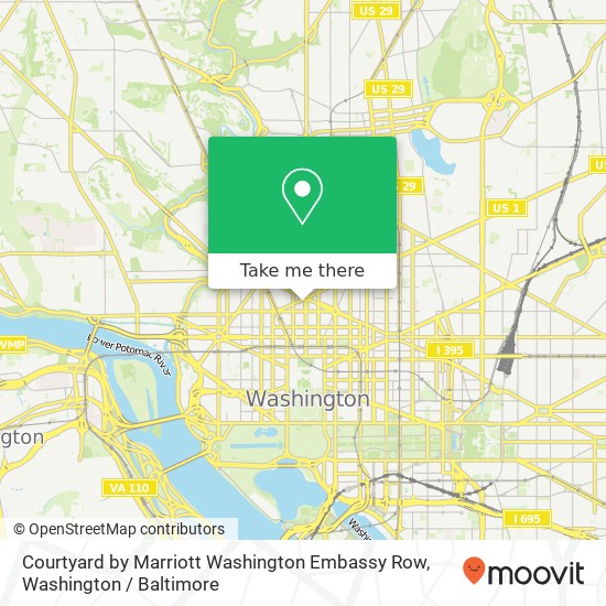 Courtyard by Marriott Washington Embassy Row map