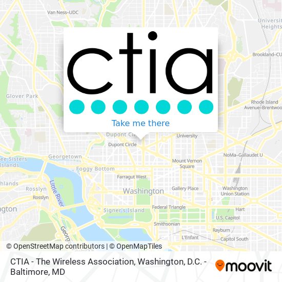 CTIA - The Wireless Association map