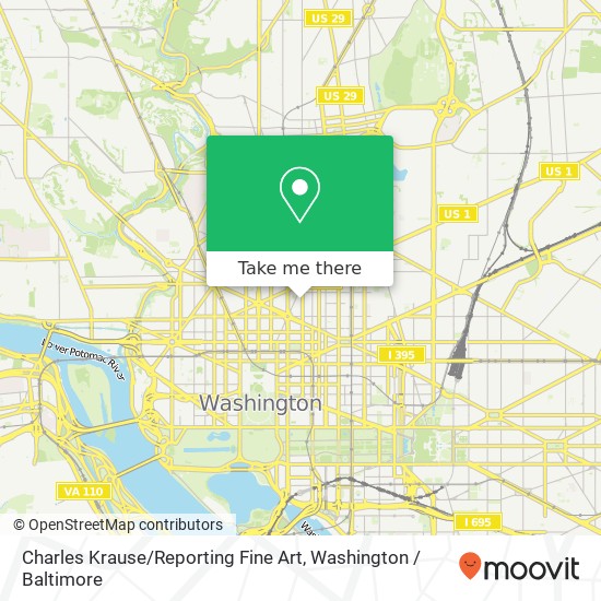 Mapa de Charles Krause / Reporting Fine Art