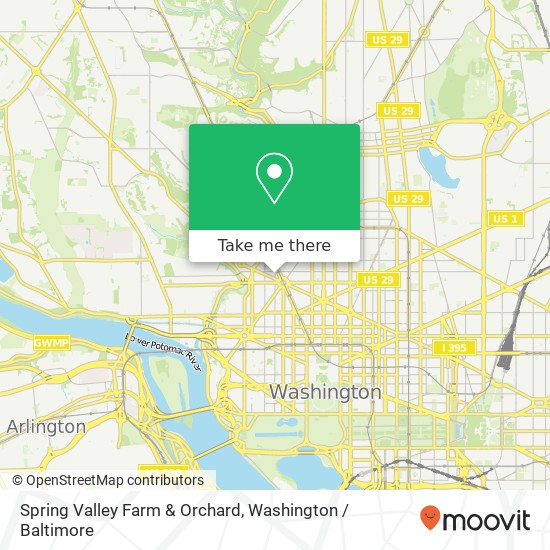 Spring Valley Farm & Orchard map