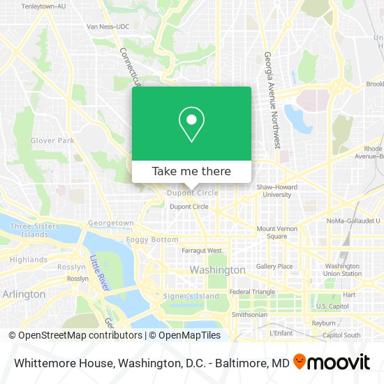 Mapa de Whittemore House