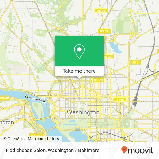 Mapa de Fiddleheads Salon