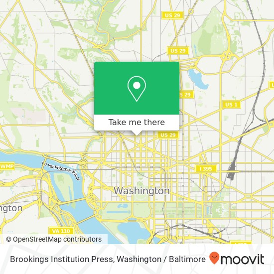 Brookings Institution Press map