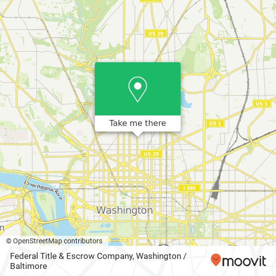 Federal Title & Escrow Company map