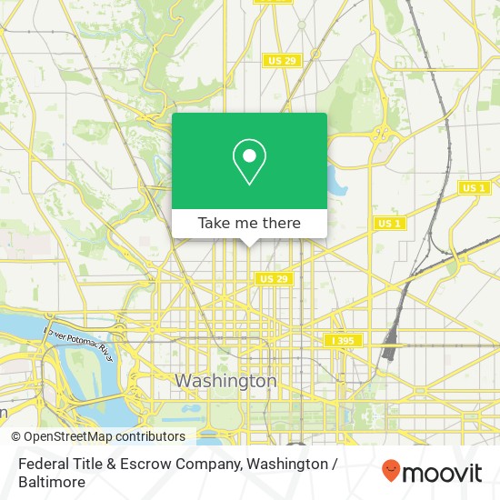 Mapa de Federal Title & Escrow Company