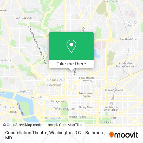 Constellation Theatre map