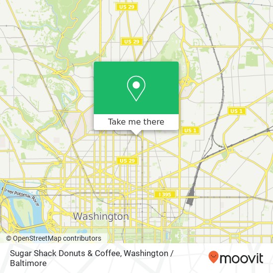 Mapa de Sugar Shack Donuts & Coffee