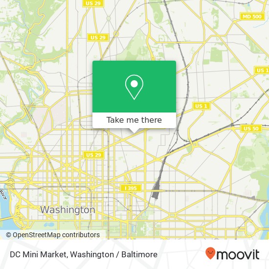 Mapa de DC Mini Market
