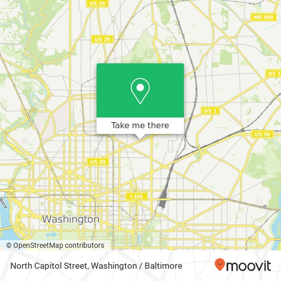 Mapa de North Capitol Street