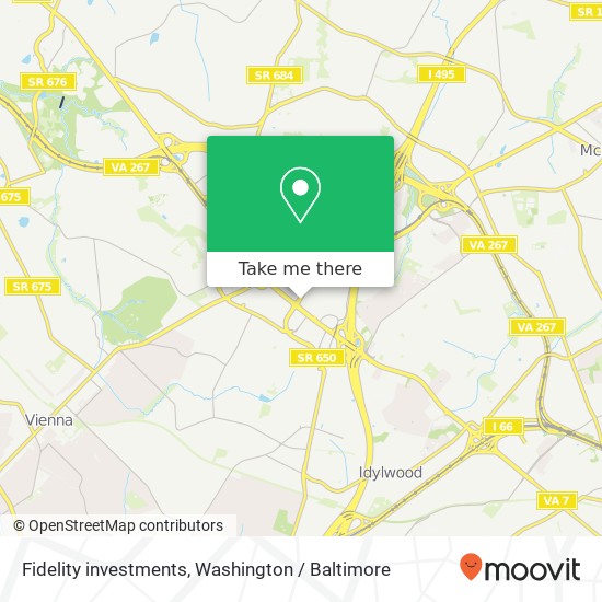 Mapa de Fidelity investments