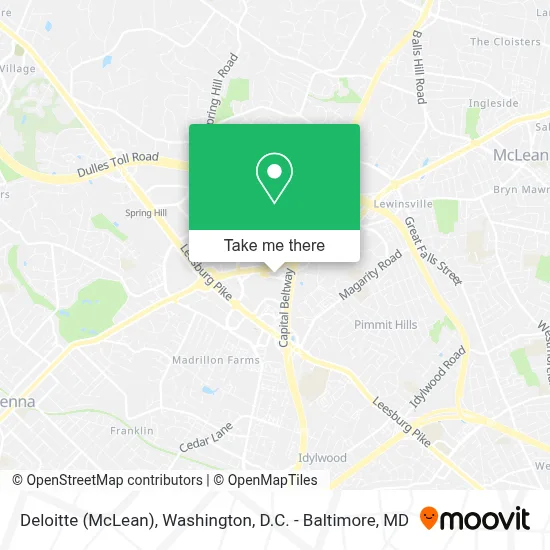 Deloitte (McLean) map