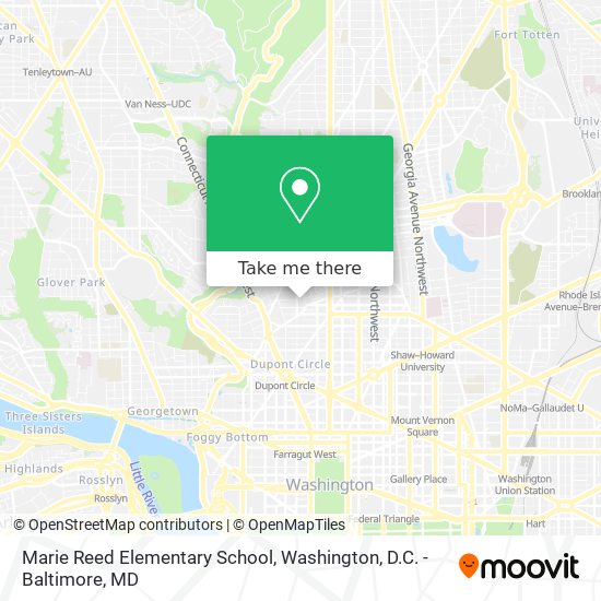Mapa de Marie Reed Elementary School