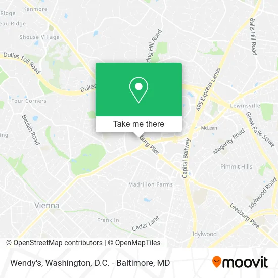 Wendy's map