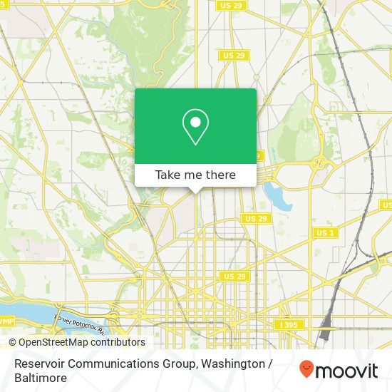 Reservoir Communications Group map