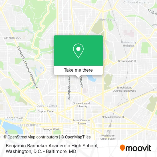 Benjamin Banneker Academic High School map