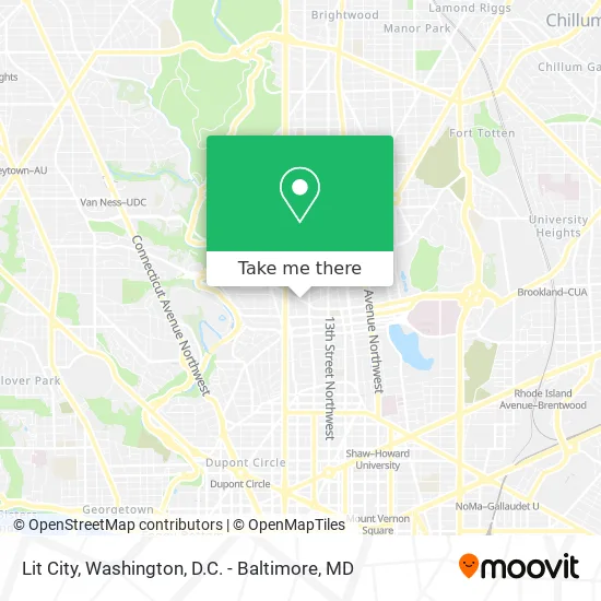 Lit City map