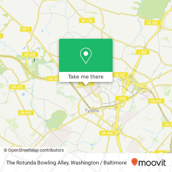 Mapa de The Rotunda Bowling Alley