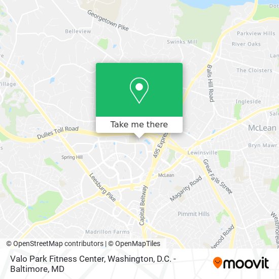 Valo Park Fitness Center map
