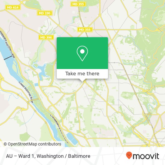 AU – Ward 1 map