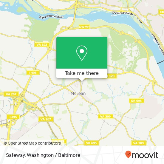 Safeway map