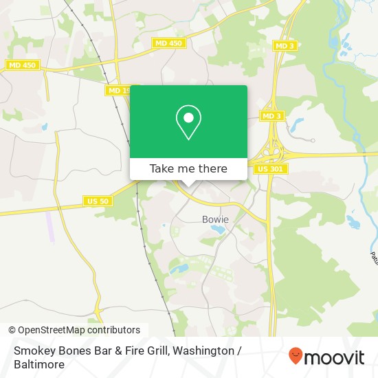 Mapa de Smokey Bones Bar & Fire Grill