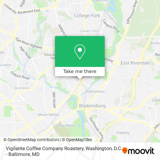 Vigilante Coffee Company Roastery map