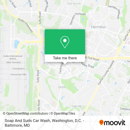 Mapa de Soap And Suds Car Wash