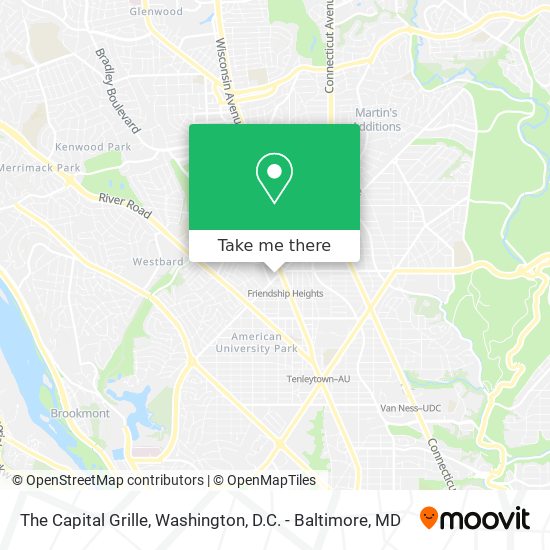 The Capital Grille map
