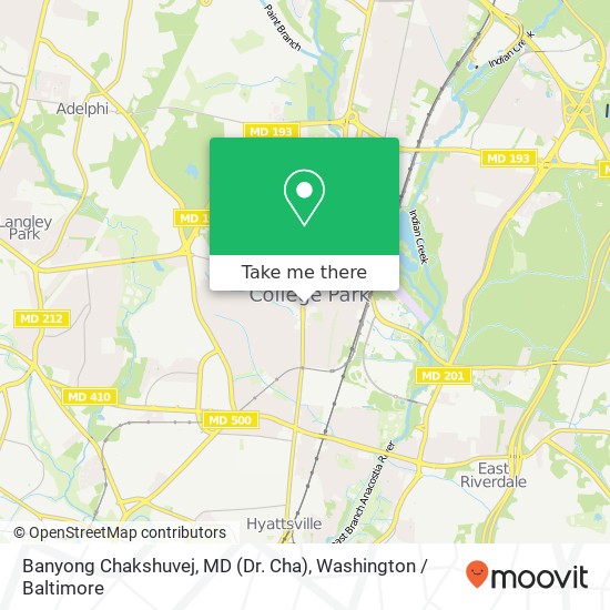 Banyong Chakshuvej, MD (Dr. Cha) map
