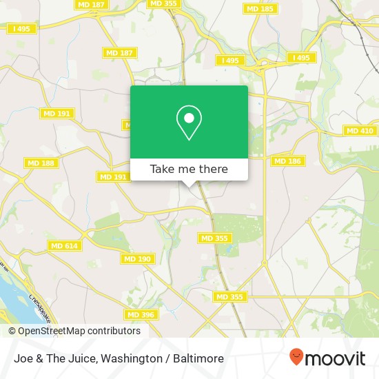 Mapa de Joe & The Juice