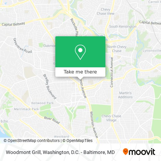 Woodmont Grill map