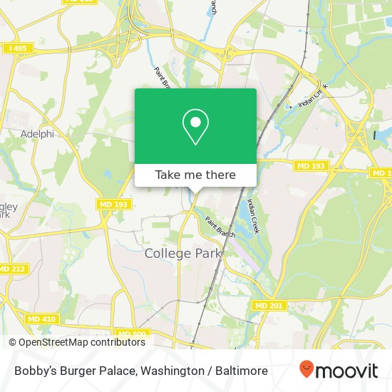 Mapa de Bobby’s Burger Palace