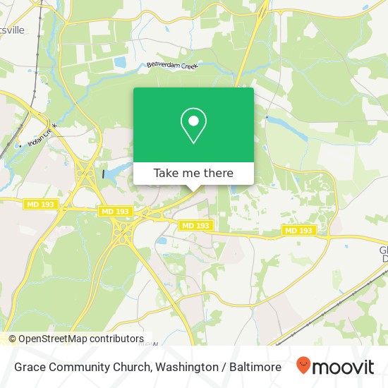 Mapa de Grace Community Church