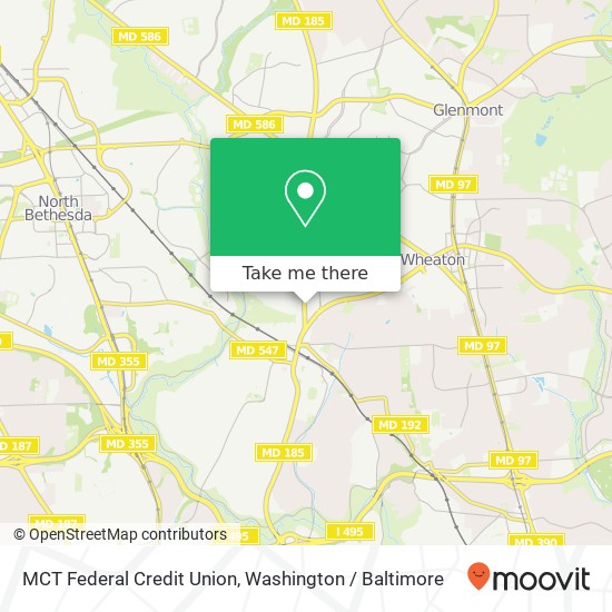 MCT Federal Credit Union map