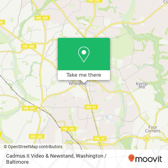 Cadmus II Video & Newstand map
