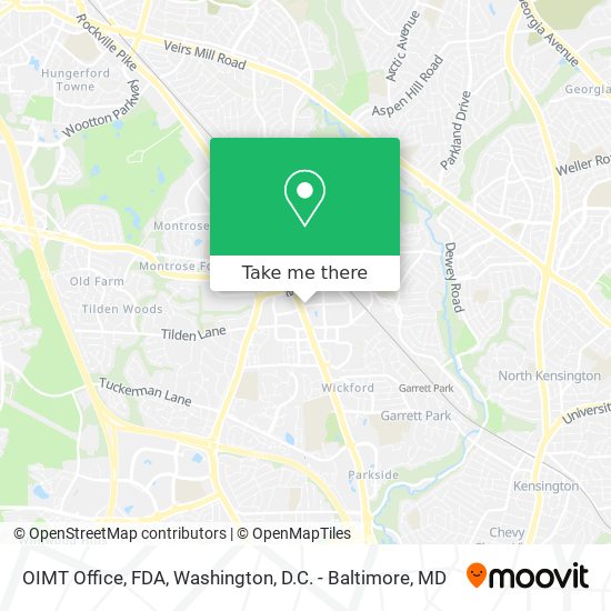 OIMT Office, FDA map