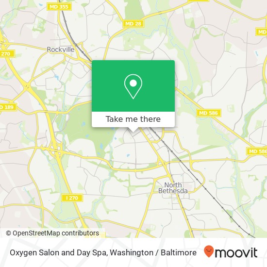 Oxygen Salon and Day Spa map