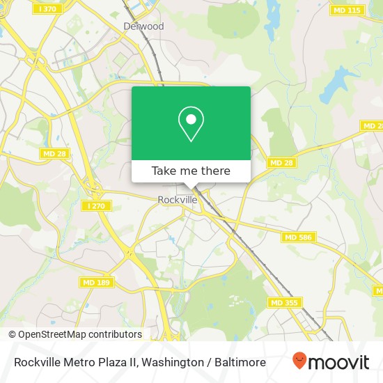 Mapa de Rockville Metro Plaza II