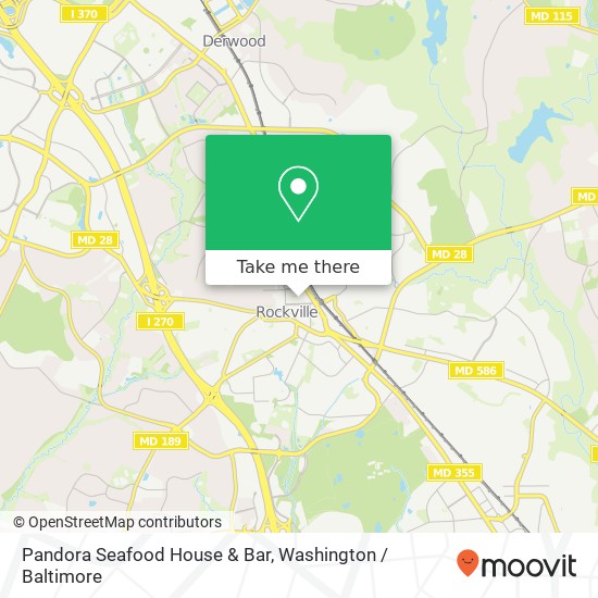 Pandora Seafood House & Bar map