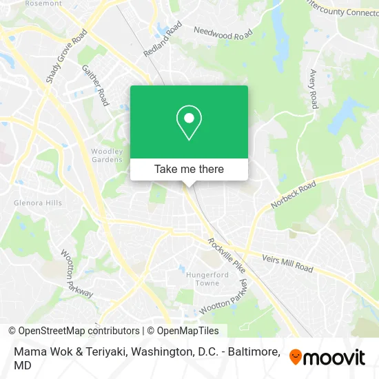 Mapa de Mama Wok & Teriyaki