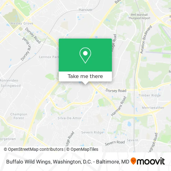 Buffalo Wild Wings Map How To Get To Buffalo Wild Wings In Severn By Bus Or Train?