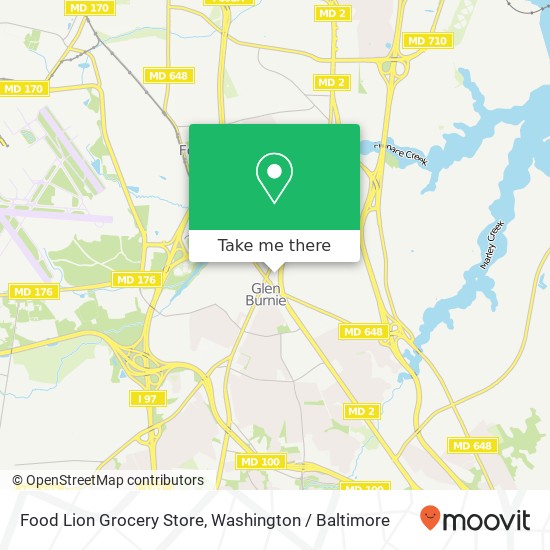 Food Lion Grocery Store map