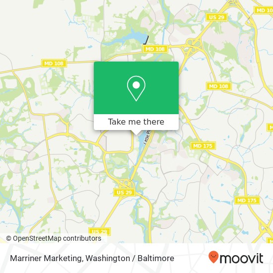 Mapa de Marriner Marketing