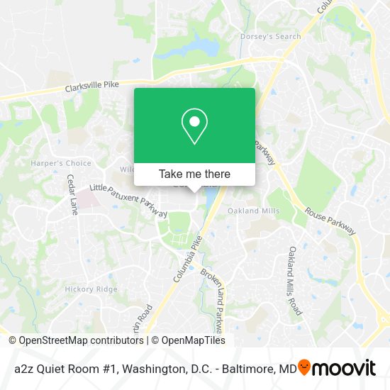 a2z Quiet Room #1 map