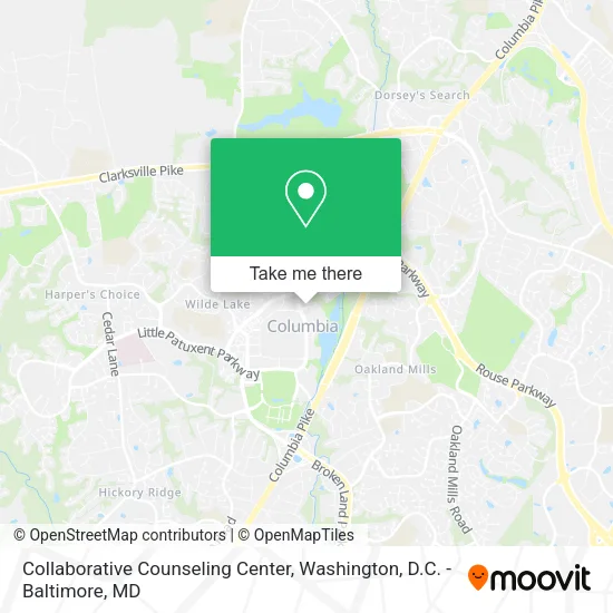 Collaborative Counseling Center map