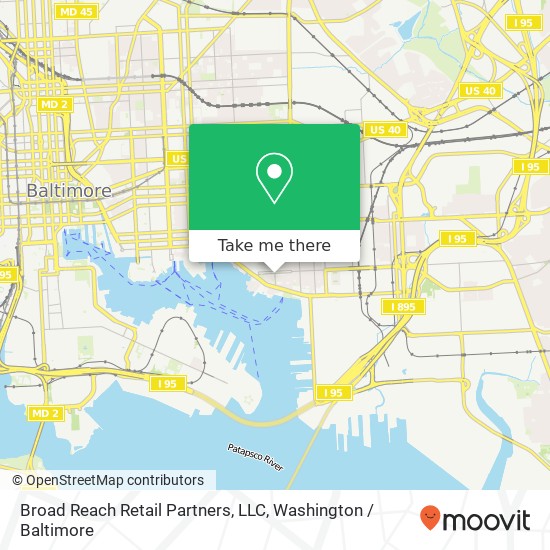 Mapa de Broad Reach Retail Partners, LLC